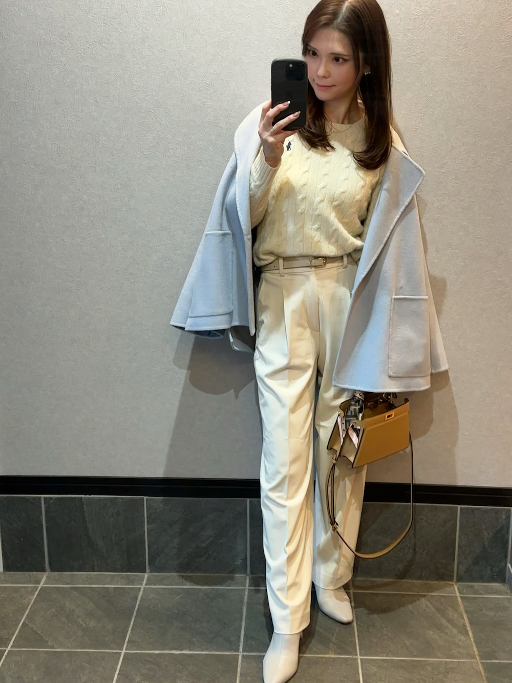 Ballsey プレミアムウールリバー オープンカラーショートコート 美品