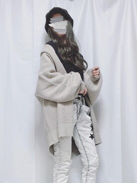 「リエディ(Re:EDIT)」｜花子さん（レディース・149cm）の冬コーディネート