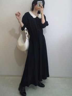 「Lilimill（リリミル）のアイテム」を使った、Aoiさん（レディース・154cm）の春コーディネート