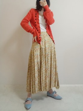 「Marc by Marc Jacobs（マークバイマークジェイコブス）のアイテム（トップス）」を使った、Aoiさん（レディース・154cm）の秋コーディネート