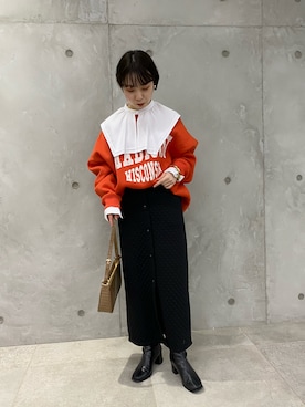 スウェットを使った セーラーカラー のレディース人気ファッションコーディネート 年齢 25歳 29歳 Wear