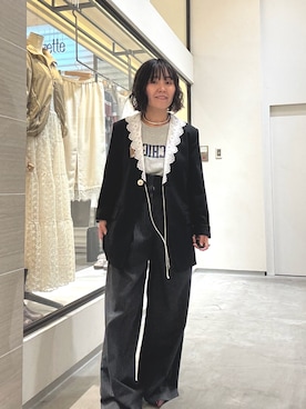 「THE PAUSE（ザ ポーズ）のアイテム」を使った、take3momさん（レディース・149cm）の夏コーディネート