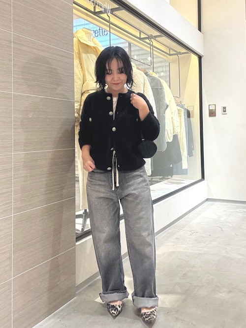 Whim Gazette パンプス 「Hoaw.」レオパードポインテッドパンプス