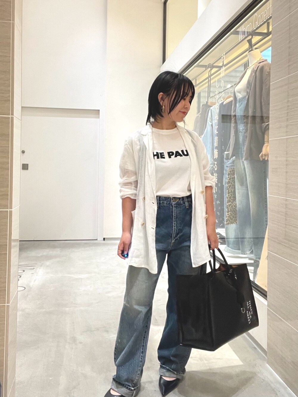 Whim Gazette（ウィムガゼット）の「サスペンダーデニム（デニムパンツ