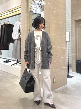 「アイテム（パンプス）」を使った、take3momさん（レディース・149cm）の冬コーディネート