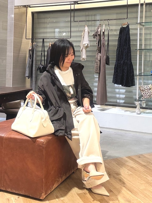 gentle fullness マウンテンパーカー 絞り付き gentle fullness マウンテンパーカー 絞り付き