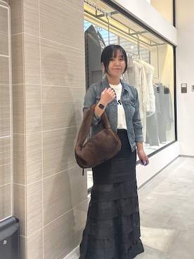 「アイテム（その他シューズ）」を使った、take3momさん（レディース・149cm）の秋コーディネート