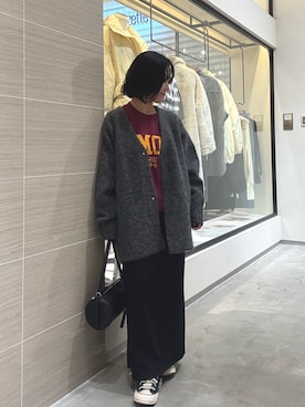 「アイテム（その他アウター）」を使った、take3momさん（レディース・149cm）の秋コーディネート