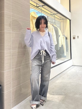 「アイテム（パンプス）」を使った、take3momさん（レディース・149cm）の冬コーディネート