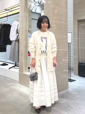 「アイテム（パンプス）」を使った、take3momさん（レディース・149cm）の冬コーディネート