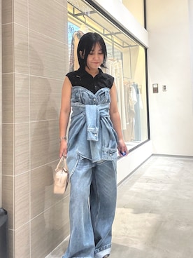 「Whim Gazette（ウィムガゼット）のアイテム」を使った、take3momさん（骨格ストレート・レディース・149cm）の夏コーディネート