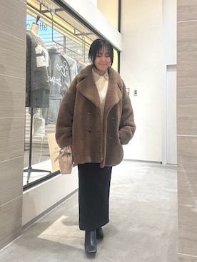 「THE PAUSE（ザ ポーズ）のアイテム（ジャケット/アウター）」を使った、take3momさん（レディース・149cm）の秋コーディネート