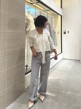 「アイテム（チョーカー）」を使った、take3momさん（レディース・149cm）の冬コーディネート