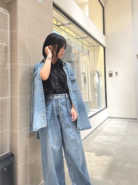「Whim Gazette（ウィムガゼット）のアイテム」を使った、take3momさん（骨格ストレート・レディース・149cm）の夏コーディネート
