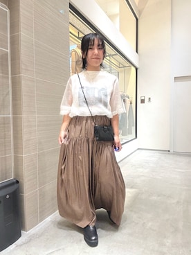 「ママコーデ」｜take3momさん（レディース・149cm）の夏コーディネート