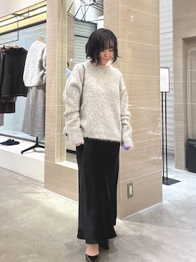 「アイテム（パンプス）」を使った、take3momさん（レディース・149cm）の冬コーディネート