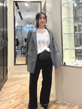 「アイテム（ボディバッグ/ウエストポーチ）」を使った、take3momさん（レディース・149cm）の秋コーディネート