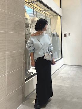 「アイテム（チョーカー）」を使った、take3momさん（レディース・149cm）の秋コーディネート