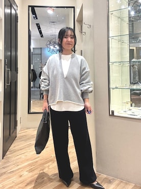 「アイテム（パンプス）」を使った、take3momさん（レディース・149cm）の秋コーディネート