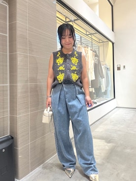 「アイテム（パンプス）」を使った、take3momさん（レディース・149cm）の夏コーディネート