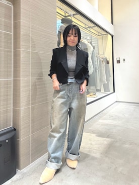 「アイテム（テーラードジャケット）」を使った、take3momさん（レディース・149cm）の秋コーディネート