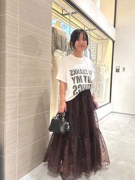 「Whim Gazette（ウィムガゼット）のアイテム」を使った、take3momさん（骨格ストレート・レディース・149cm）の夏コーディネート