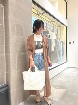 「アイテム（パンプス）」を使った、take3momさん（レディース・149cm）の夏コーディネート
