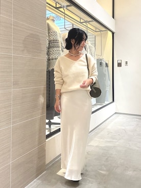 「アイテム（チョーカー）」を使った、take3momさん（レディース・149cm）の秋コーディネート