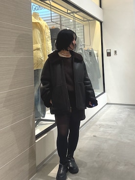 「アイテム（チョーカー）」を使った、take3momさん（レディース・149cm）の秋コーディネート