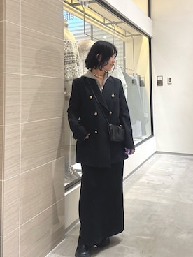 「アイテム（チョーカー）」を使った、take3momさん（レディース・149cm）の秋コーディネート