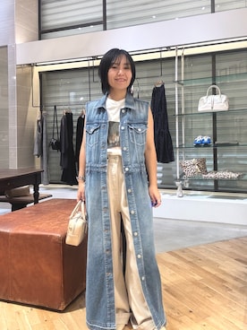 「Whim Gazette（ウィムガゼット）のアイテム（ワンピース/ドレス）」を使った、take3momさん（レディース・149cm）の夏コーディネート