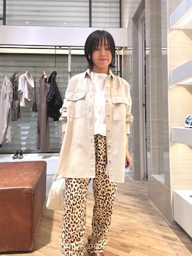 「アイテム（ルームウェア）」を使った、take3momさん（レディース・149cm）の夏コーディネート