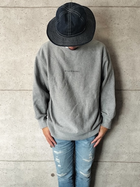 「Buzz Rickson's（バズリクソンズ）のアイテム（帽子）」を使った、Sugar Worksさん（メンズ・173cm）の秋コーディネート