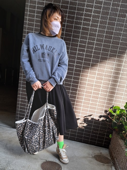 レオパード柄キャンバス地トートバッグ（トートバッグ）｜coca（coca