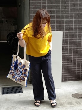 「present（プレゼント）のアイテム（アクセサリー）」を使った、mineさん（レディース・152cm）の夏コーディネート