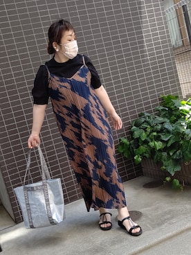 「cocaコーデ」｜「アイテム（ワンピース/ドレス）」を使った、mineさん（レディース・152cm）の夏コーディネート