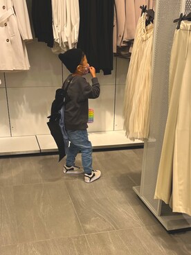 「Lee（リー）のアイテム（ニットキャップ/ビーニー）」を使った、chelmom1126さん（レディース・163cm）の春コーディネート