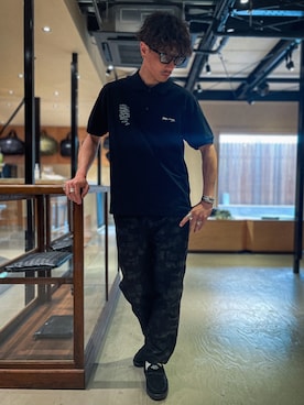 「CRIMIE（クライミー）のアイテム」を使った、TANAKA (GARDEN CREW)さん（メンズ・173cm）の夏コーディネート