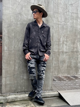 「アイテム（音楽/本・雑誌）」を使った、TANAKA (GARDEN CREW)さん（メンズ・173cm）の夏コーディネート