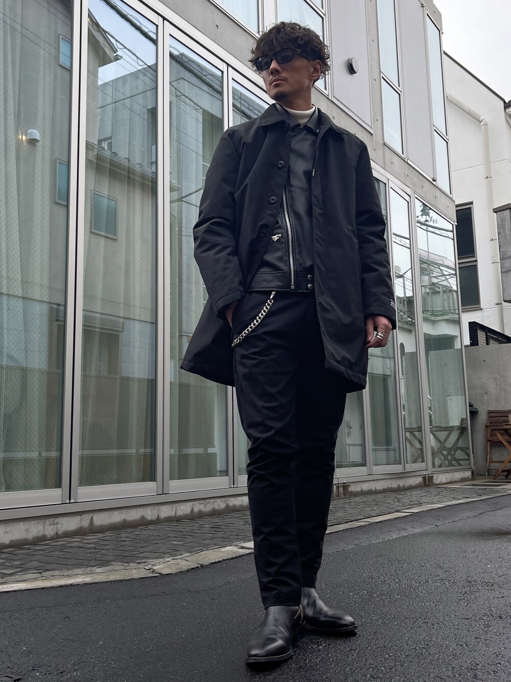 XD-CORE 3LAYER HYBRID LONG COATを使った人気ファッション