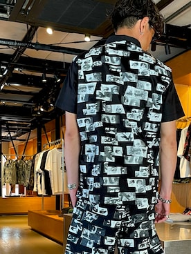 JIMMY'Z×THE CRIMIE MONO EYES BOARD SHORTSを使った人気ファッション
