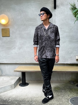 「MSML（エムエスエムエル）のアイテム（アクセサリー）」を使った、TANAKA (GARDEN CREW)さん（メンズ・173cm）の夏コーディネート