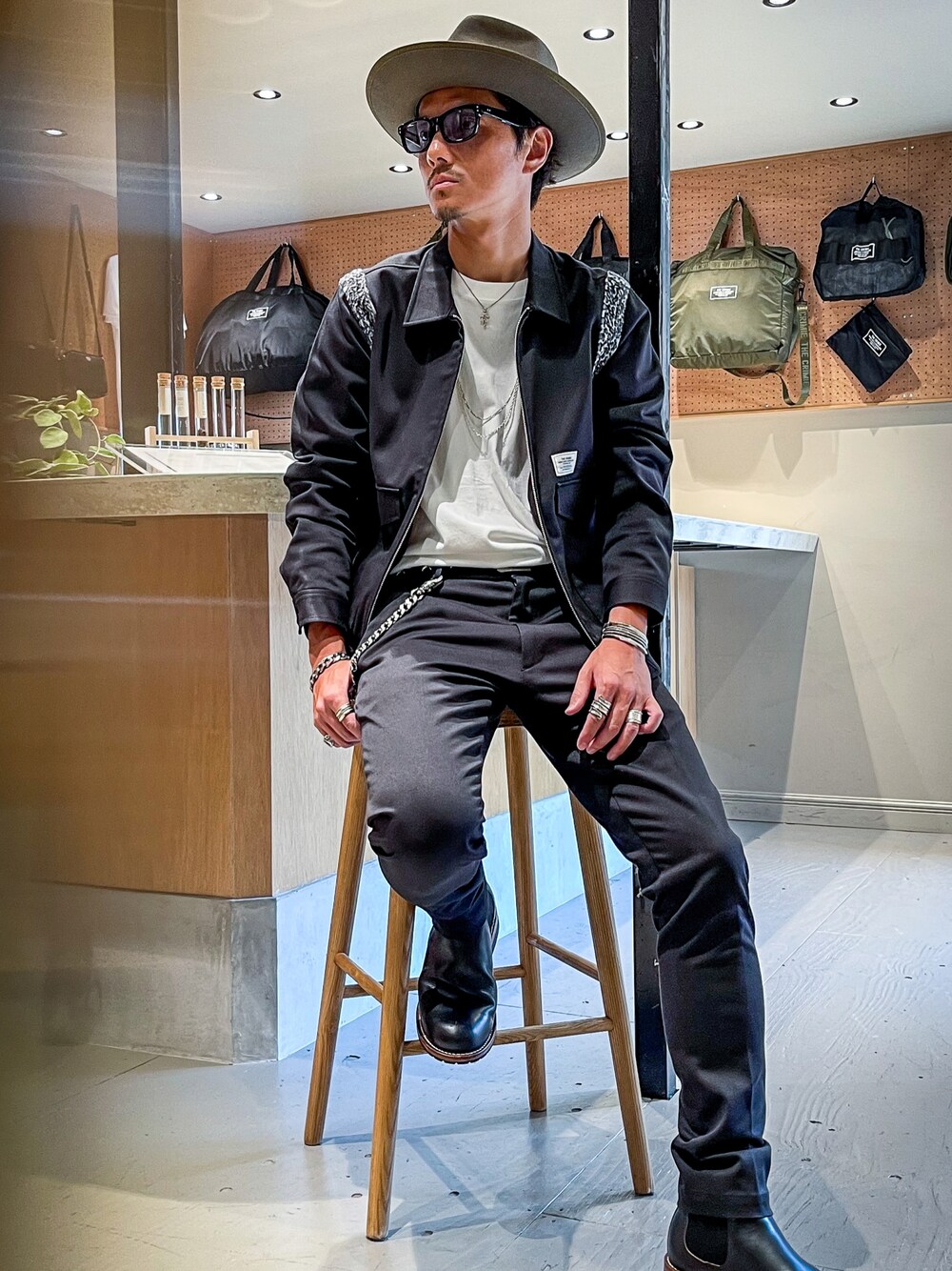 THE CRIMIE × Dickies チノパン THE CRIMIE × Dickies 黒 ブラック チノパン - パンツ