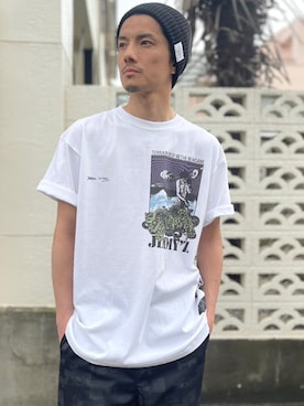 「アイテム（チノパンツ）」を使った、TANAKA (GARDEN CREW)さん（メンズ・173cm）の夏コーディネート