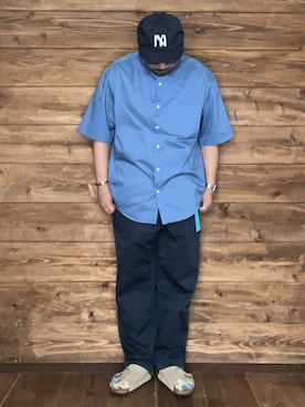 「PROPPER（プロッパー）のアイテム」を使った、ISOPさん（メンズ・170cm）の夏コーディネート