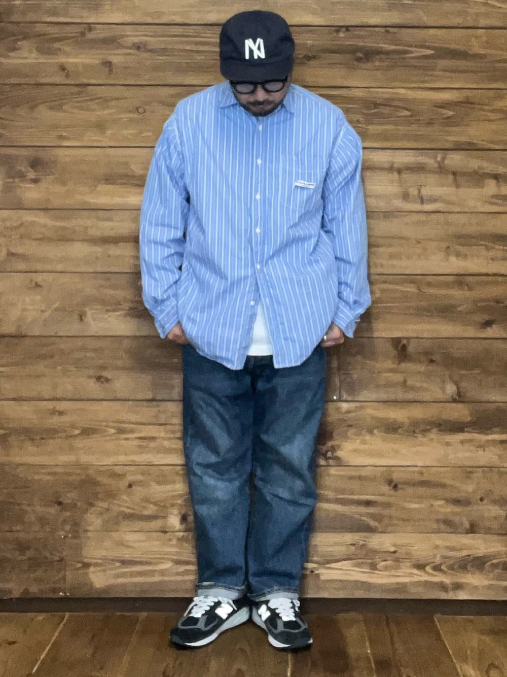 CAHLUMN/カウラム Magazine Pocket Chain Stitch Shirt/マガジン