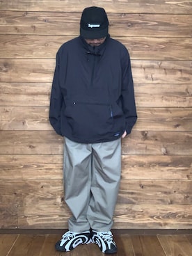 「L.L.Bean（エルエルビーン）のアイテム（ナイロンジャケット）」を使った、ISOPさん（メンズ・170cm）の春コーディネート