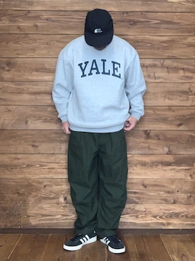 「700fill（セブンハンドレットフィル）のアイテム」を使った、ISOPさん（メンズ・170cm）の春コーディネート