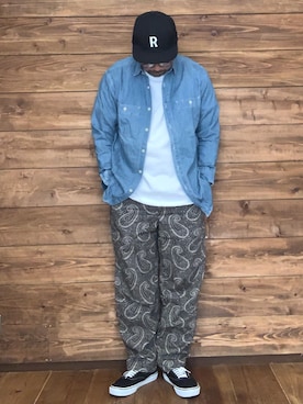 ISOPさん（メンズ・170cm）の春コーディネート