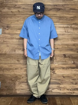 ISOPさん（メンズ・170cm）の夏コーディネート